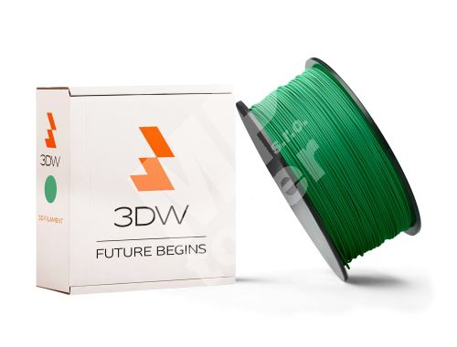 Tisková struna 3DW (filament) PLA, 1,75mm, 0,5kg, zelená 1