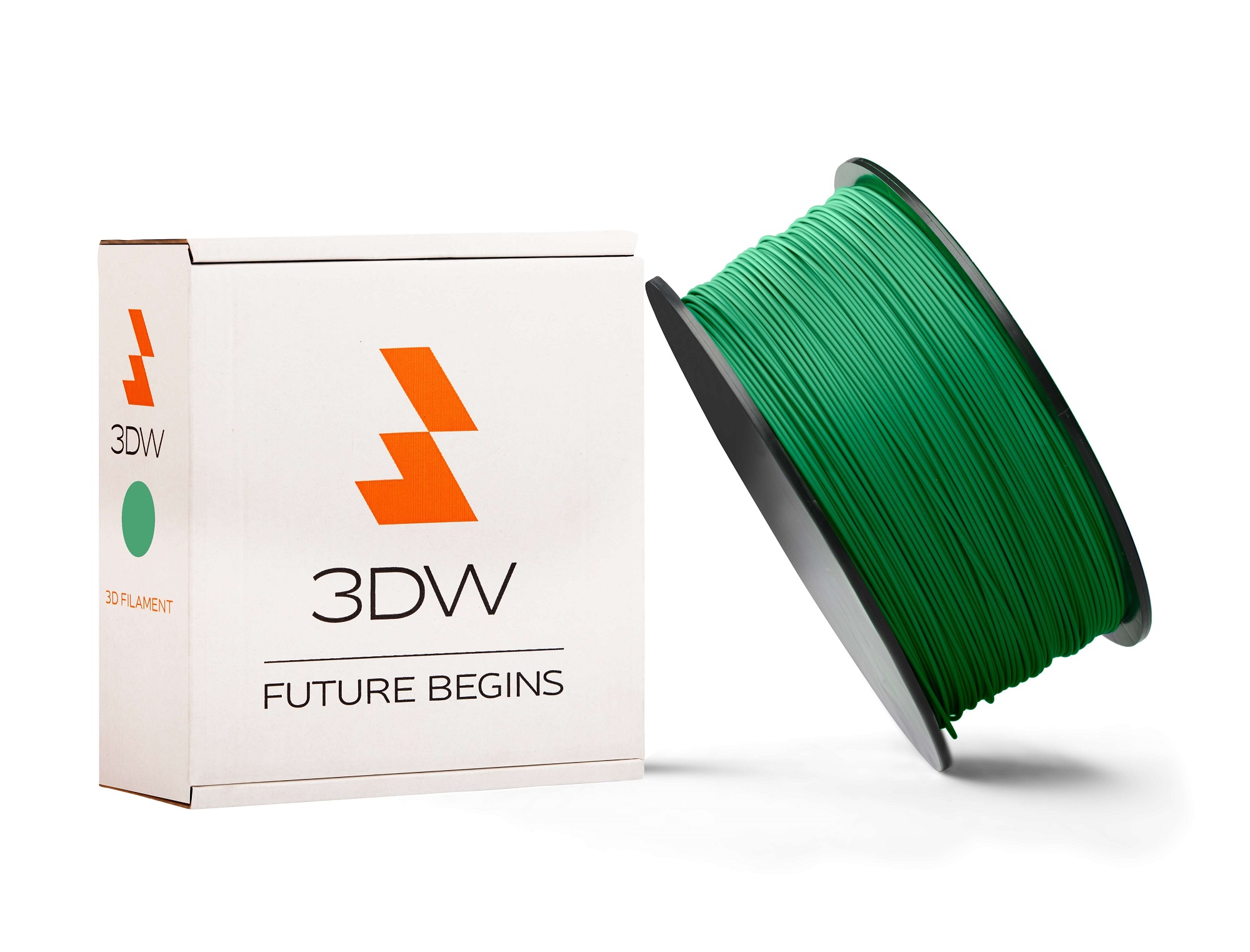 Tisková struna 3DW (filament) PLA, 1,75mm, 0,5kg, zelená, 190-210°C