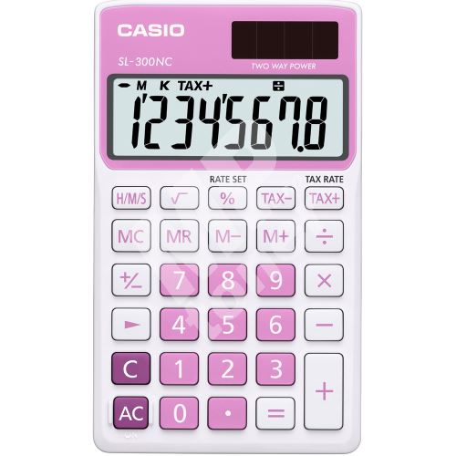 Kalkulačka Casio SL 300 NC/PK růžová 1