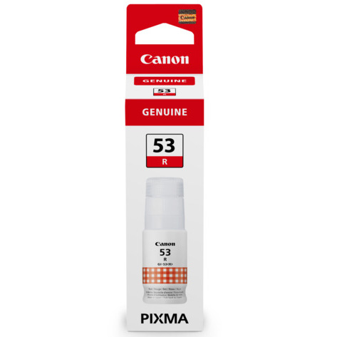 Inkoustová cartridge Canon GI-53R, Pixma G550, G650, 4717C001, red, originál