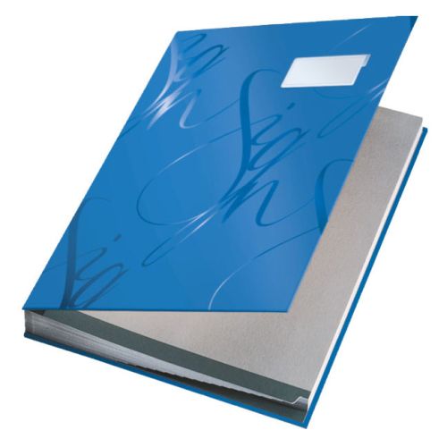 Podpisová kniha designová Leitz, modrá