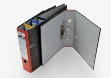Pořadač A4 75mm páka červený Smartline 5 (5)