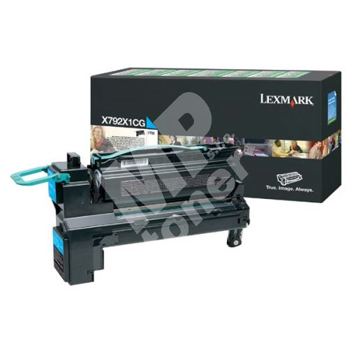 Toner Lexmark X792X1CG, originál 1