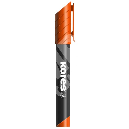 Kores K-Marker permanentní popisovač, kulatý hrot 3 mm, oranžový 1