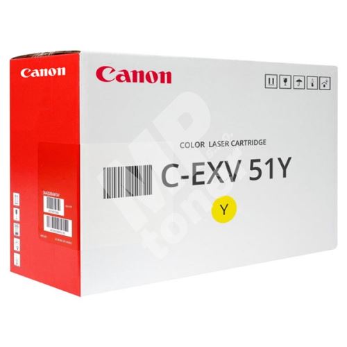 Toner Canon CEXV51Y, yellow, 0484C002, originál 1