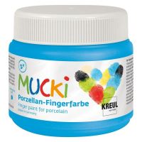 Prstová barva na porcelán Kreul MUCKI, modrá, 150 ml