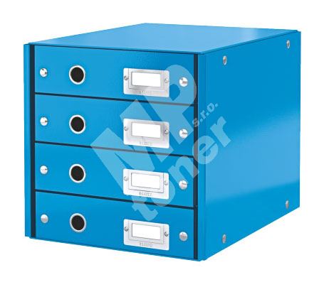 Archivační box zásuvkový Leitz Click-N-Store, 4 zásuvky, modrý 1