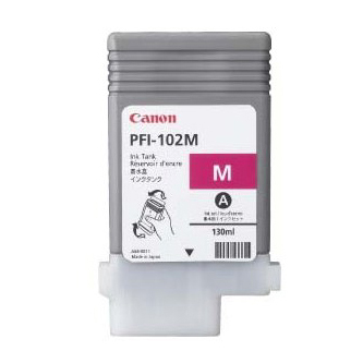 Inkoustová cartridge Canon PFI-102M, magenta, 0897B001, originál