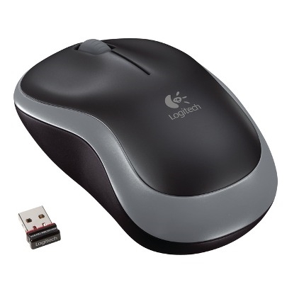 Myš Logitech Wireless Mouse M185 nano, šedá
