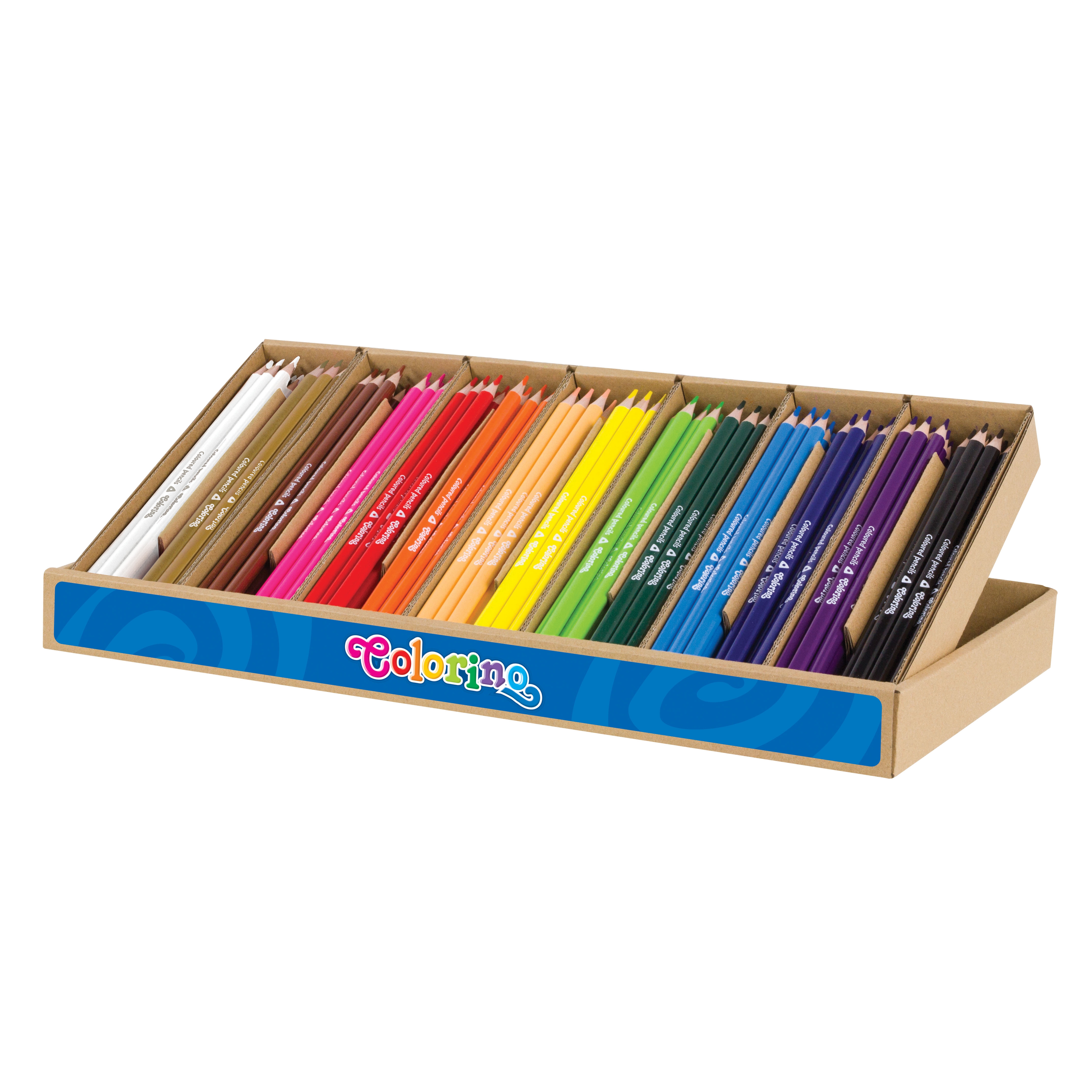 Pastelky trojhranné Colorino, BIG BOX, 14 barev