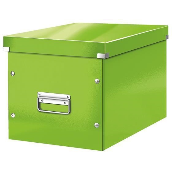 Krabice Leitz Click & Store WOW, zelená, velká, čtvercová