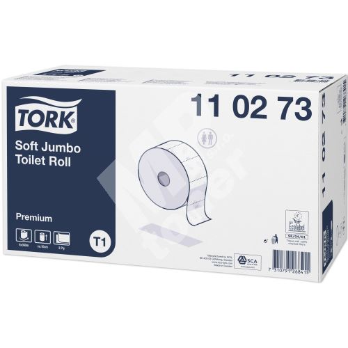 Toaletní papír Tork Jumbo Premium v roli, 2 vrstvy, T1 1