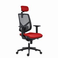 Kancelářské ergonomické křeslo Powerton Tina, červené 2 (1)