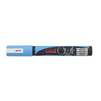 Křídový popisovač Uni Chalk Marker PWE-5M, 1,8-2,5 mm, světle modrý Křídový popisovač Uni Chalk Marker PWE-5M, 1,8-2,5 mm, světle modrý