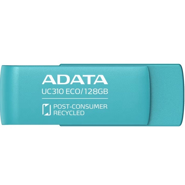 128GB ADATA UC310 Eco, USB flash disk 3.2, zelená