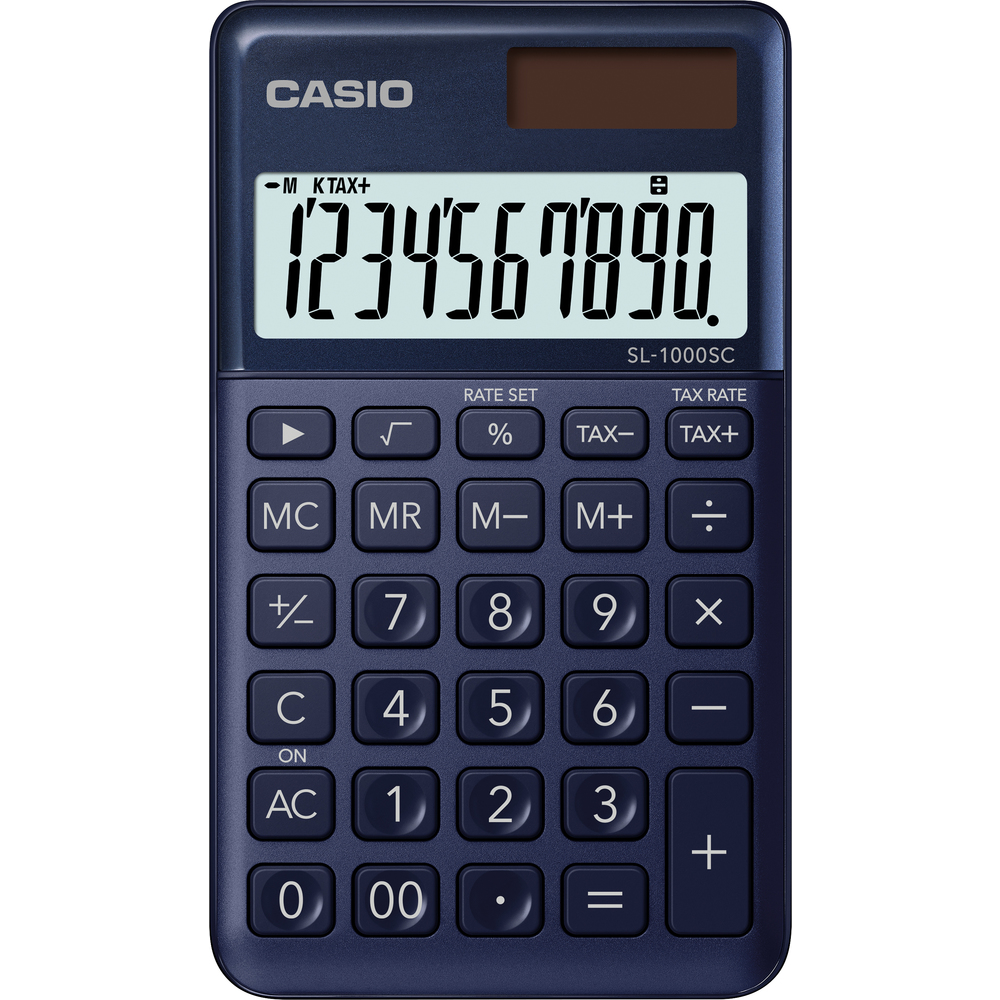 Kalkulačka Casio SL 1000 SC NY, tmavě modrá