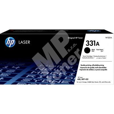 Toner HP W1331A, Laser MFP 432fdn, 408dn, black, 331A, originál 1