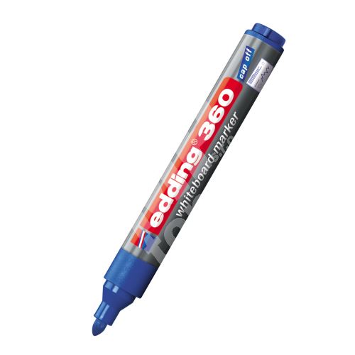 Popisovač Edding 360, modrá, na bílé tabule 6