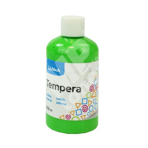 Barvy temperové Luma, 250ml, světle zelená 1
