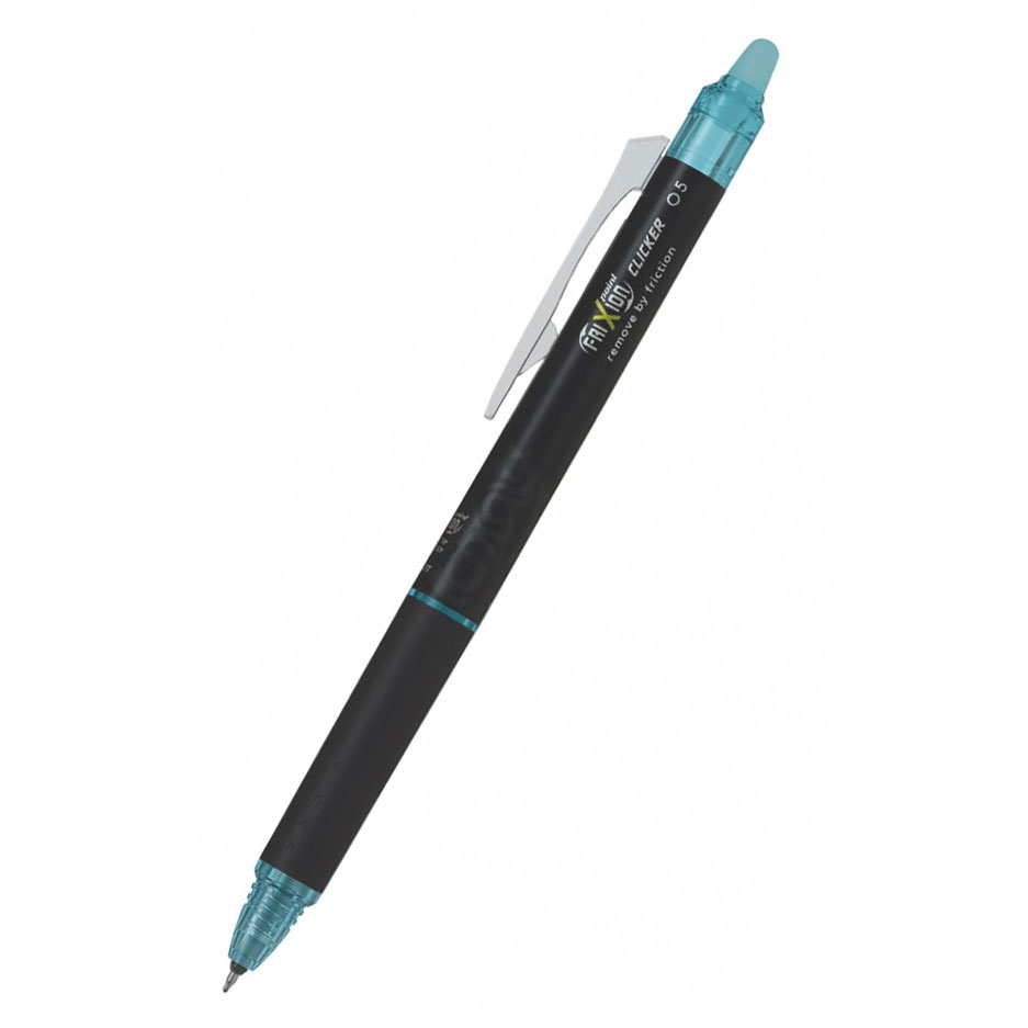 Kuličkové pero Pilot Frixion Point Clicker, světle modrá, 0,5, vymazatelný