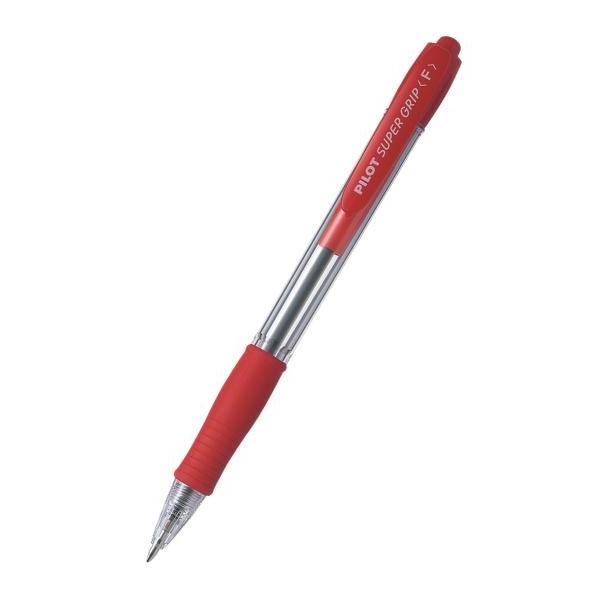 Kuličkové pero Pilot Super Grip, červená