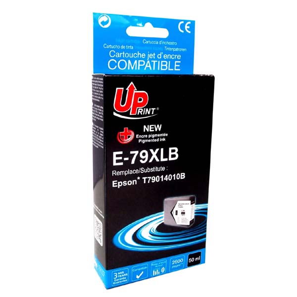 Kompatibilní cartridge Epson C13T79014010, WF-5620DWF, WF-5110DW, 79XL, black, UPrint