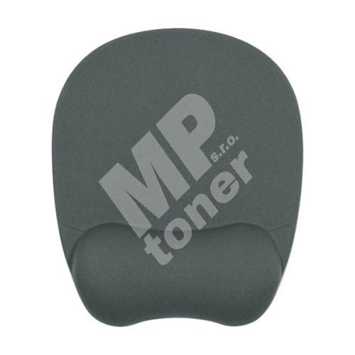 Podložka pod myš Powerton, ergonomická, paměťová pěna, šedá 1