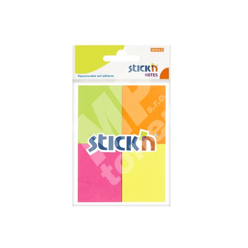Samolepicí bločky Stick n mix neonových barev, 38 x 51 mm 1