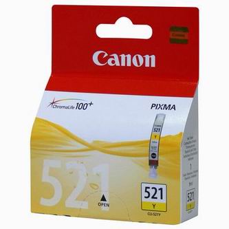 Inkoustová cartridge Canon CLI-521Y, yellow, originál