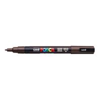 Uni Posca PC-3M akrylový popisovač, 0,9-1,3 mm, tm. hnědý 3 (2)
