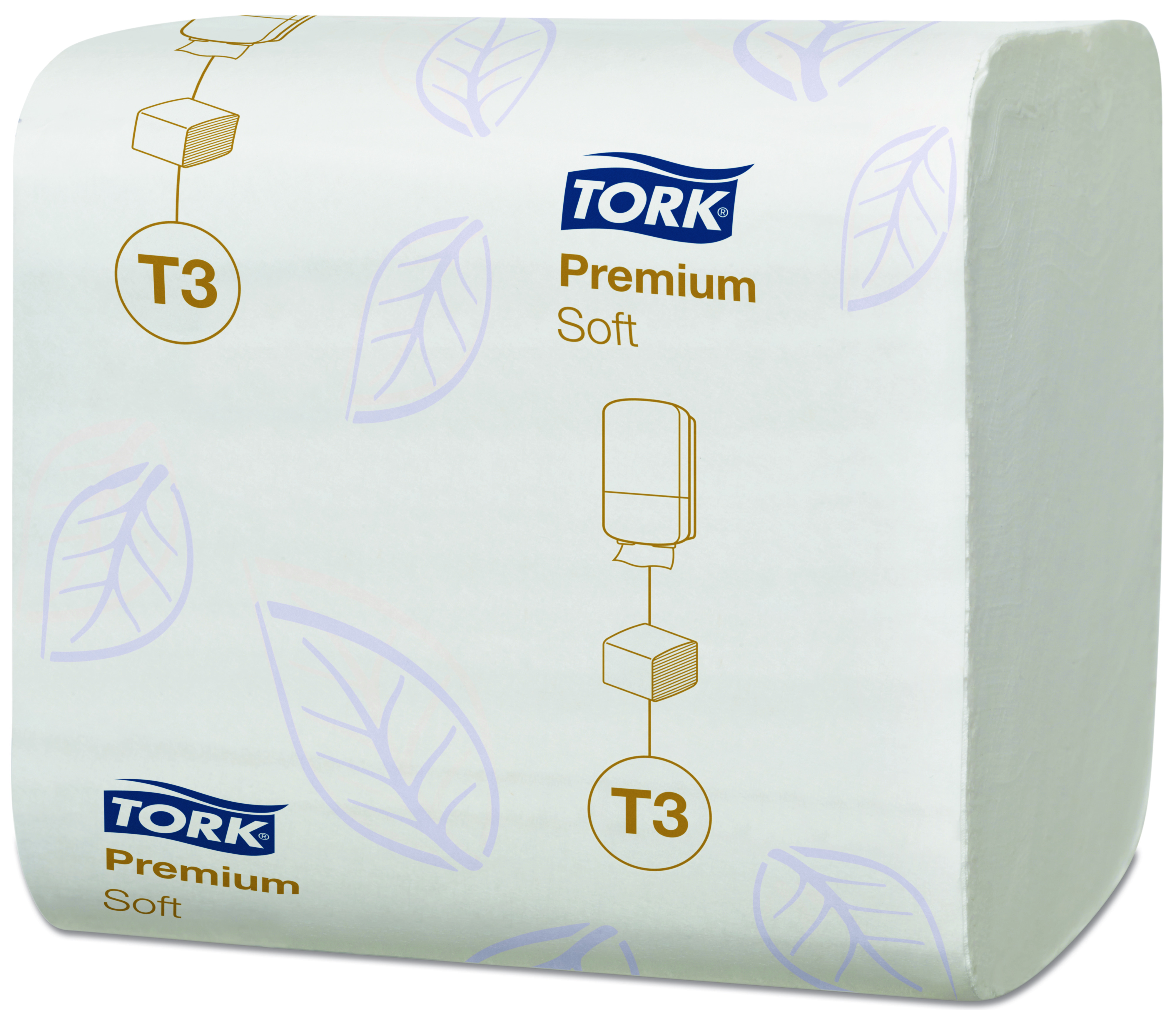 Tork skládaný toaletní papír Soft Folded, 2vrstvý, bílý, T3