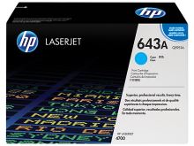 Toner HP Q5951A, Color LaserJet 4700, cyan, 643A, originál