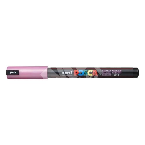 Uni Posca PC-1MR akrylový popisovač 0,7 mm, metal. růžový 1