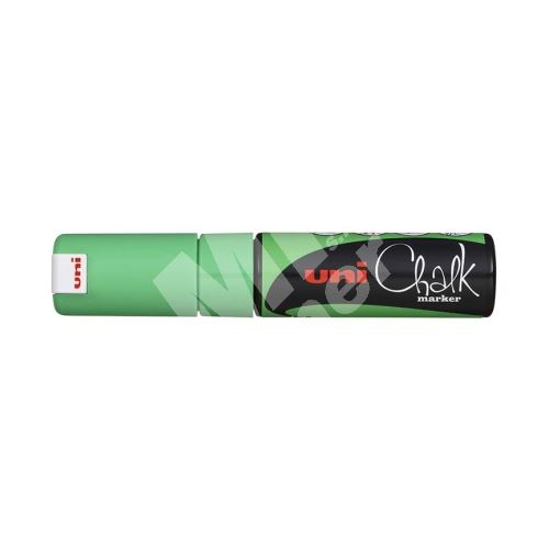 Uni Chalk Marker křídový popisovač PWE-8K, 8 mm, fluo-zelený 1