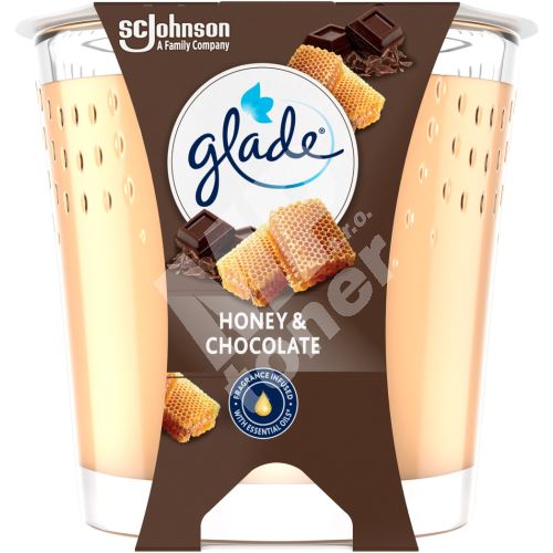 Glade svíčka vonná Honey &amp, Chocolate, 112 g 1
