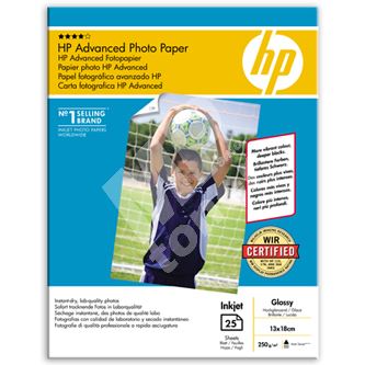HP Advanced Glossy Photo Paper, bílý, 13x18cm, Q8696A 1