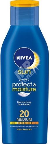 Nivea Sun Protect & Moisture hydratační mléko na opalování OF 20 střední ochrana 400 1