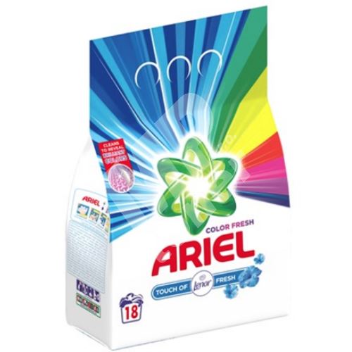 Ariel Touch of Lenor Fresh Color prací prášek na barevné prádlo 18 dávek 1,35 kg 1