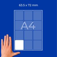 Adresní etikety Ultragrip 63,5 x 72 mm, 100 listů A4 L7164-100 4 (4)