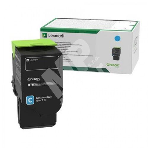 Toner Lexmark 78C2UC0, cyan, originál 1