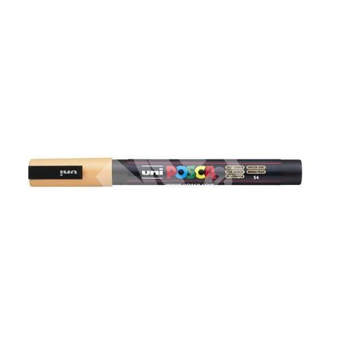 Uni Posca PC-3M akrylový popisovač, 0,9-1,3 mm, sv. oranžový 1
