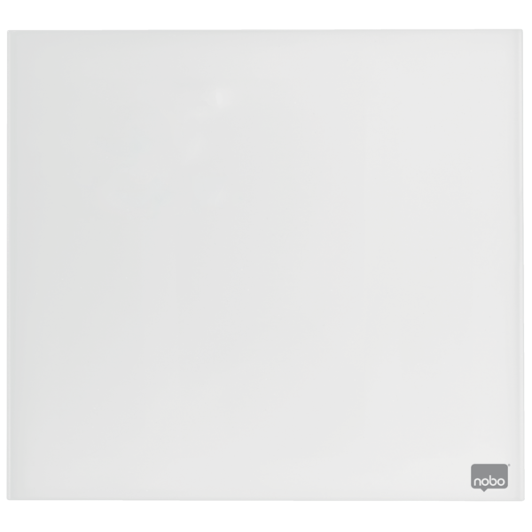 Skleněná tabule Nobo Diamond, 45 x 45 cm, bílá