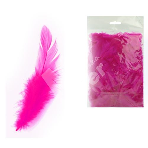 Peří barevné Luma, purpurové, 10g 1