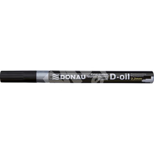 Donau D-oil lakový popisovač, 2,2 mm, stříbrný 1