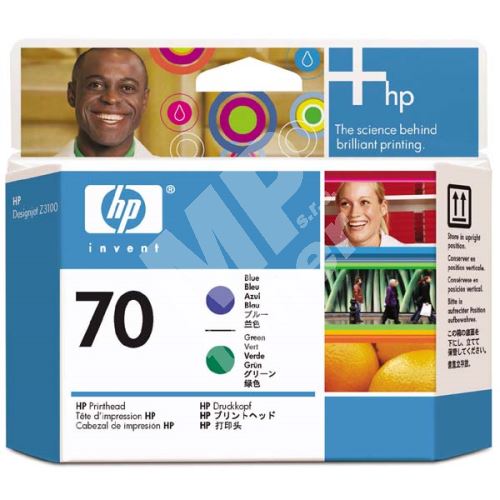 Cartridge HP C9408A No. 70, printhead, originál 1
