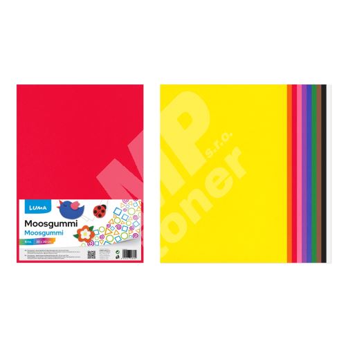 Moosgummi Luma A4, mix 10ks 1