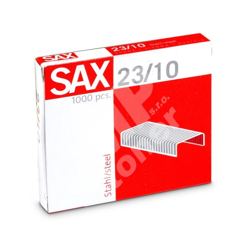 Drátky do sešívaček Sax 23/10, spojovač, 1000ks 1
