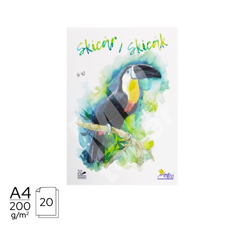 Skicák Notes A4, 20 listů 1