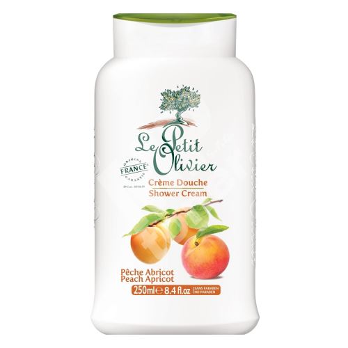 Le Petit Olivier Sprchový krém - Broskev a meruňka, 250ml 1