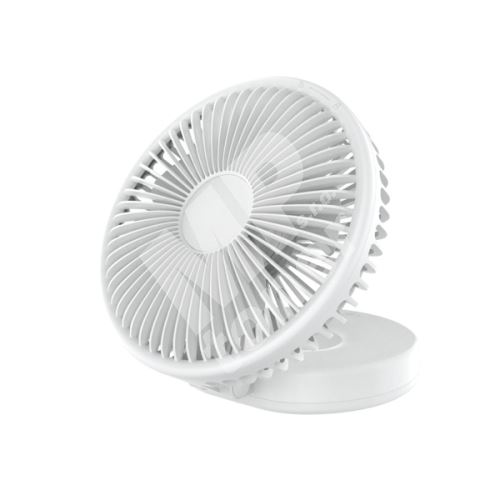 Platinet PRDF0396 skládací stolní ventilátor 19 cm, akumulátor 2400 mAh, bílá 1